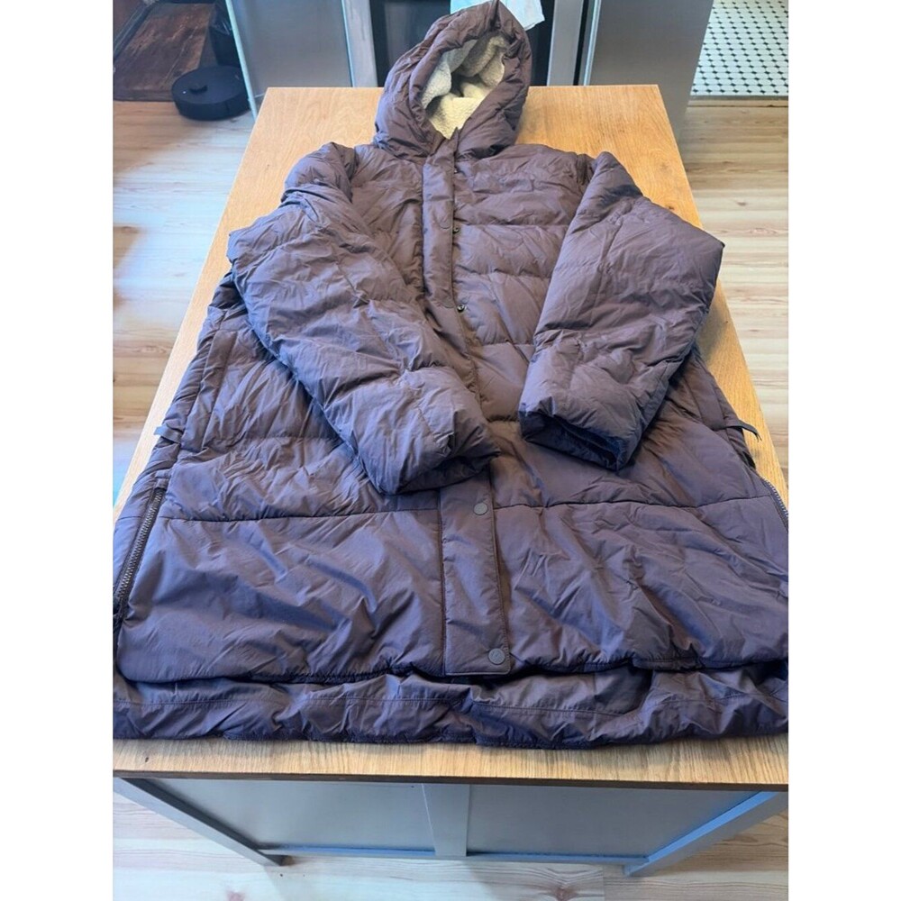 REI Co-Op Campwell Down Parka Women's 2XL Purple Hooded Puffer Coat